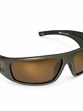 Pugs Gear SunGlasses #PZ1 Brown w/ Polarized Lens EUC